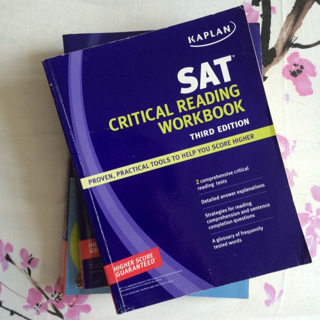 SAT　Buku　Practice　Carousell　Alat　Text　Buku　Books　(math,　reading),　writing,　Tulis,　Pelajaran　di
