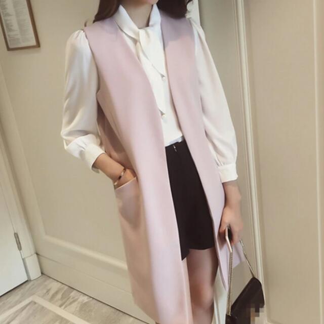 long cardigan without sleeves