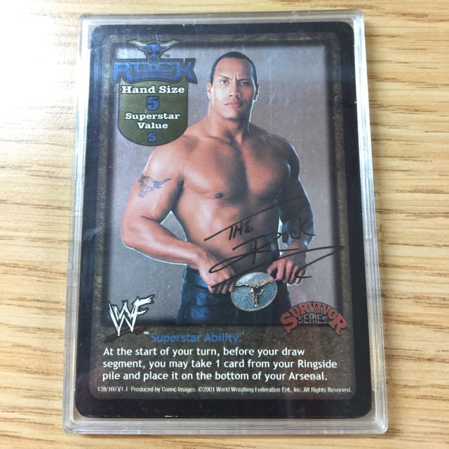 The People's Eyebrow - WWE Raw Deal » Superstar cards » The Rock