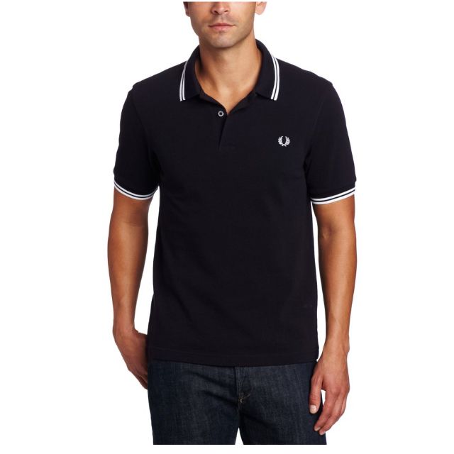 Fred perry slim online fit twin tipped polo