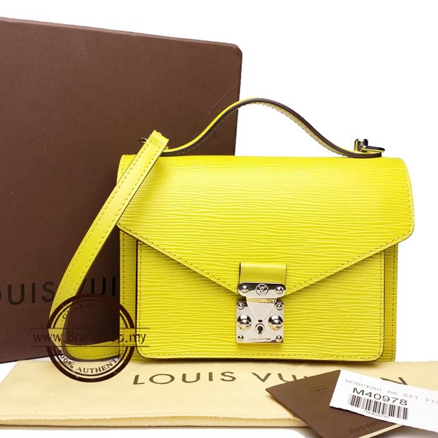 LOUIS VUITTON NEO MONCEAU WHITE EPI LEATHER BAG, Luxury, Bags & Wallets on  Carousell