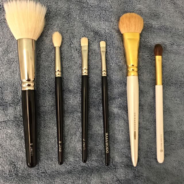 白鳳堂竹寶堂化妝掃Hakuhodo Chikuhodo Makeup Brushes, 健康及