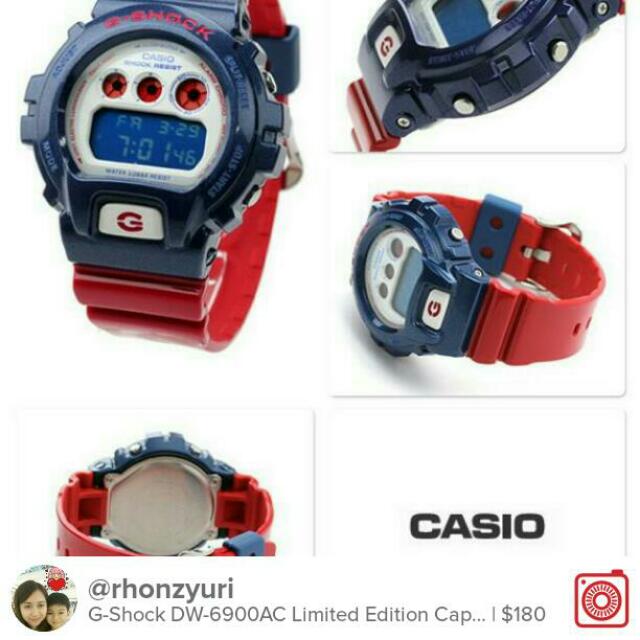 G shock captain america edition on sale