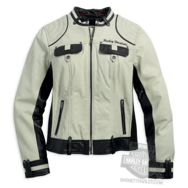 White leather motorcycle jackets on sale
