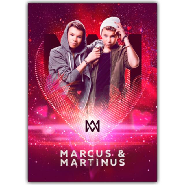 MARCUS AND MARTINUS POSTERS, Hobbies & Memorabilia Collectibles, Fan Merchandise on Carousell