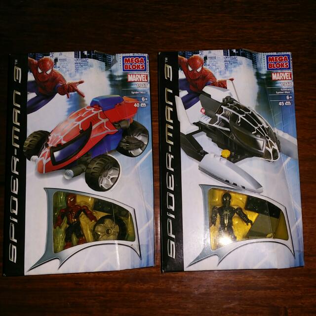 Marvel Spiderman 3 Movie MEGA BLOKS Hot Toys (Not Lego) Symbiote Spider-Man  Ultra Rare!, Hobbies & Toys, Toys & Games on Carousell