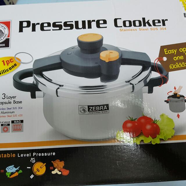 Zebra pressure cooker manual sales