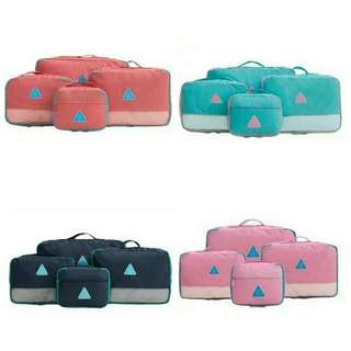 4 In 1 Korea Travel Bag Organizer Set