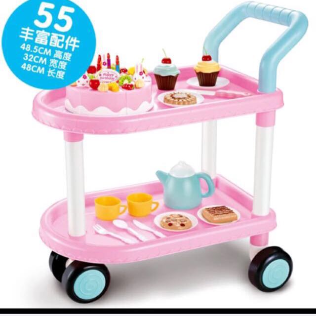 Children's tea trolley set online
