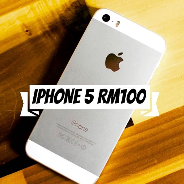 Iphone 5 Rm100 Mobile Phones Tablets Iphone Iphone 5 Series On Carousell