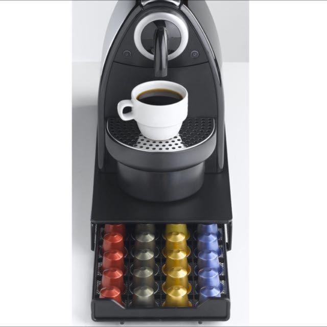Nifty Nespresso Capsule Drawer Holds 40 Nespresso Capsules