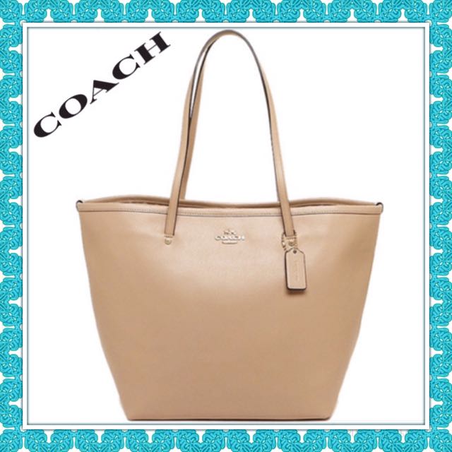 SALE Coach Nude Large Street Tote Women s Fashion Bags Wallets Tote Bags on Carousell