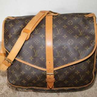 Louis Vuitton Monogram Saumur 35 Crossbody Saddle Messenger Bag 862115