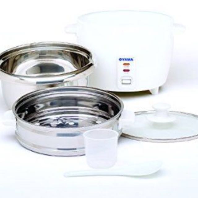 BN Oyama Stainless Steel Rice Cooker 8 Cups TV Home Appliances Kitchen Appliances Cookers on Carousell