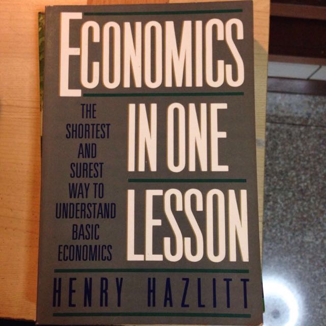 Economics In One Lesson Books Stationery On Carousell