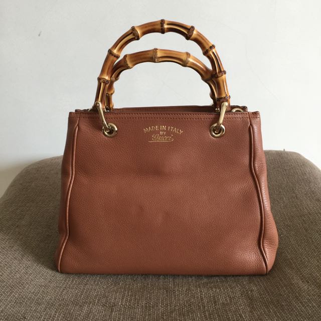 gucci bamboo shopper mini