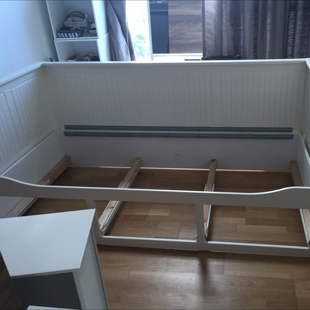 Ikea Single/king Bed, Furniture & Home Living, Furniture, Bed Frames & Mattresses on Carousell