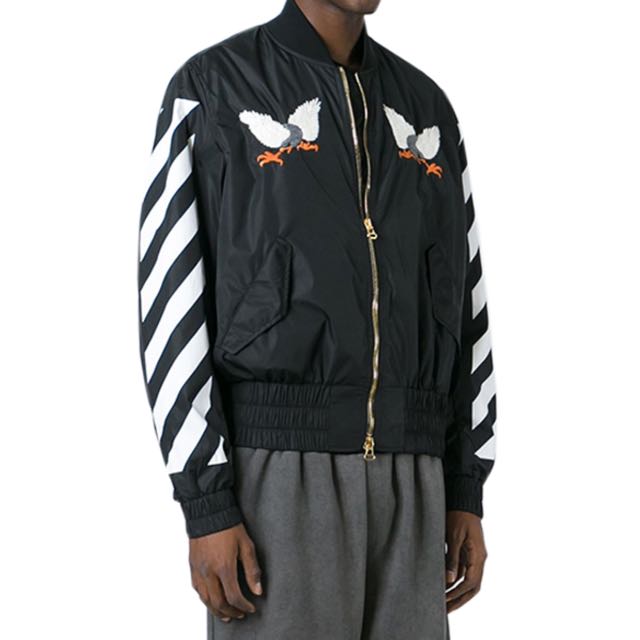 Off white online eagle jacket