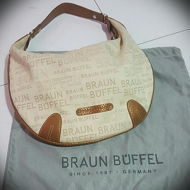 braun buffel hobo bag