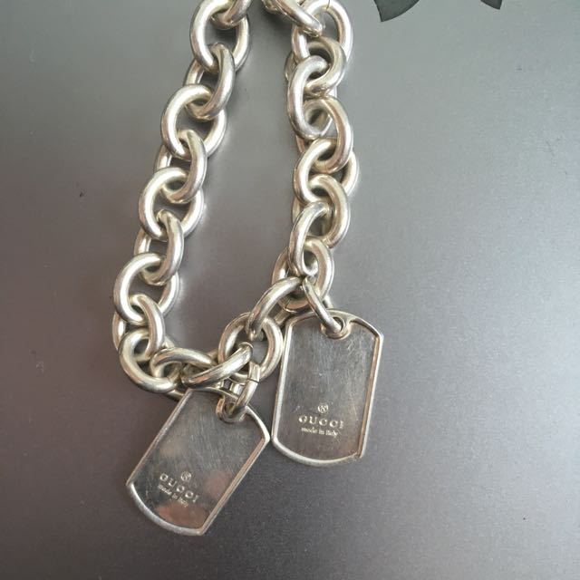 Gucci Double Dog Tag Necklace