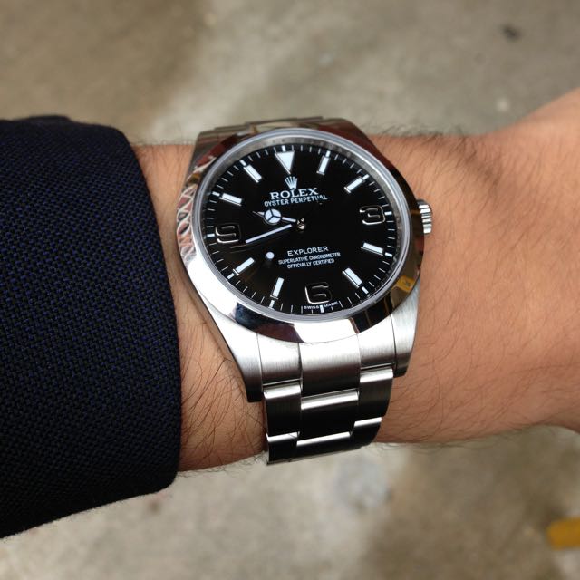 Pre-loved Rolex Explorer 1 Ref. 214270, Luxury, Watches on Carousell