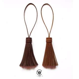 Handmade Genuine Full Grain Leather Tassels | Handcrafted | Handstitched | D42