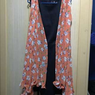 Korean VA Office/Event Dress With Floral