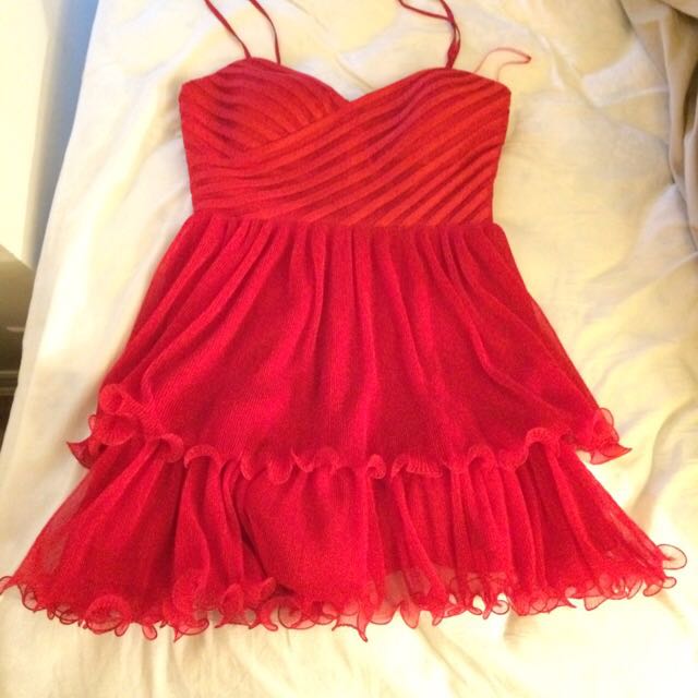Marciano red best sale dress