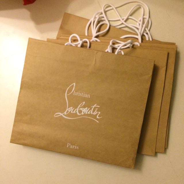 Inspiration Prædike vagt Christian Louboutin shopping bags, Luxury on Carousell