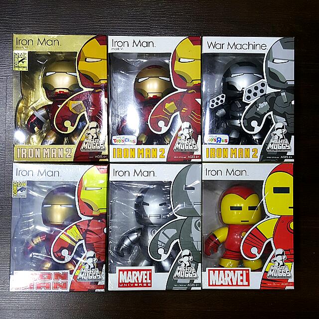 Hasbro Marvel Universe Mighty Muggs Iron Man Series, Hobbies & Toys ...