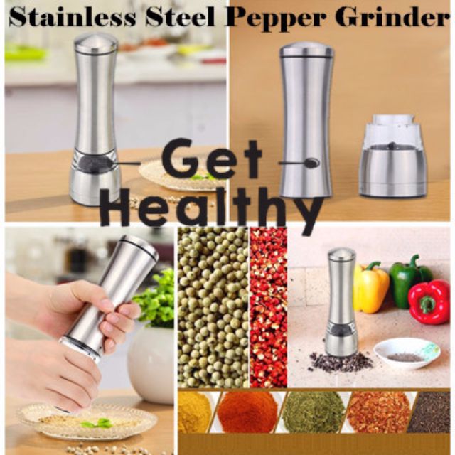 High Quality Stainless Steel Manual Salt And Pepper Mill Grinder