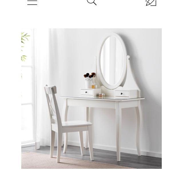 IKEA HEMNES VANITY TABLE, Furniture & Home Living, Furniture, Tables