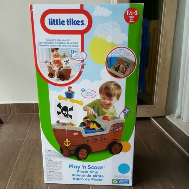 little tikes play and scoot pirate ship