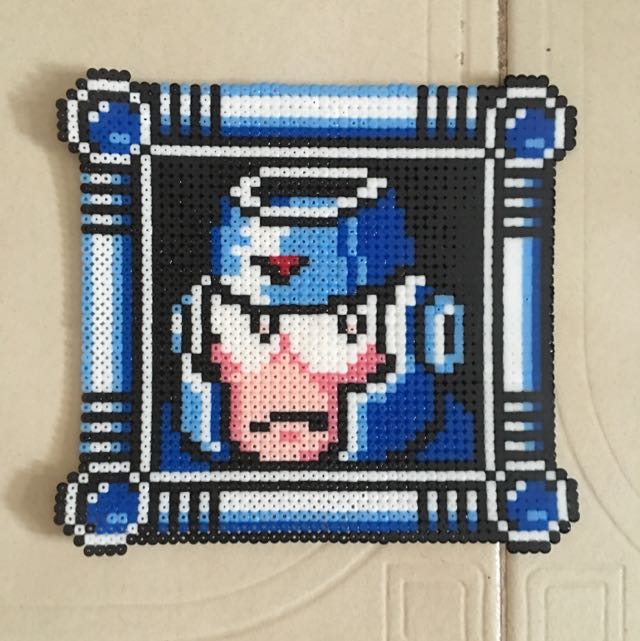 Megaman 3 Stage Select Perler Hama Beads 3mm Nintendo Hobbies