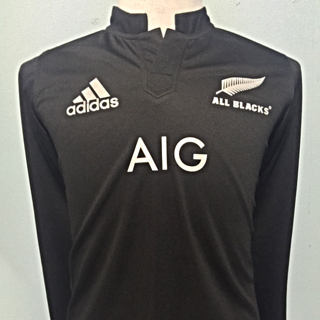 New Zealand All Blacks Long Sleeve Replica Rugby Jersey Sports On Carousell
