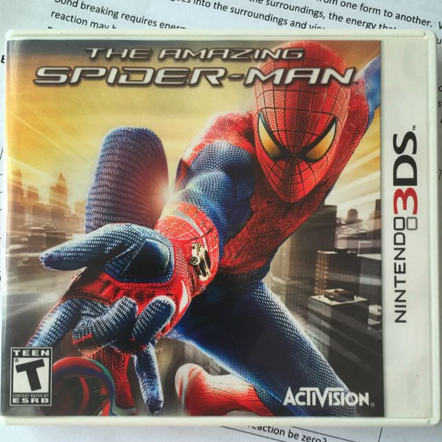 amazing spider man 3ds