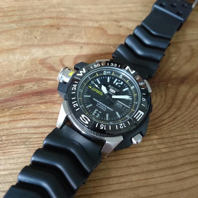 Seiko 5 200m Automatic Map Meter Mile Marker SKZ231K1 SKZ231K SKZ231 Mobile Phones Gadgets Wearables Smart Watches on Carousell