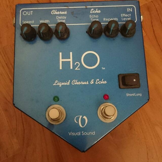 Visual Sound H2o Liquid Chorus And Echo Pedal, Hobbies & Toys, Music