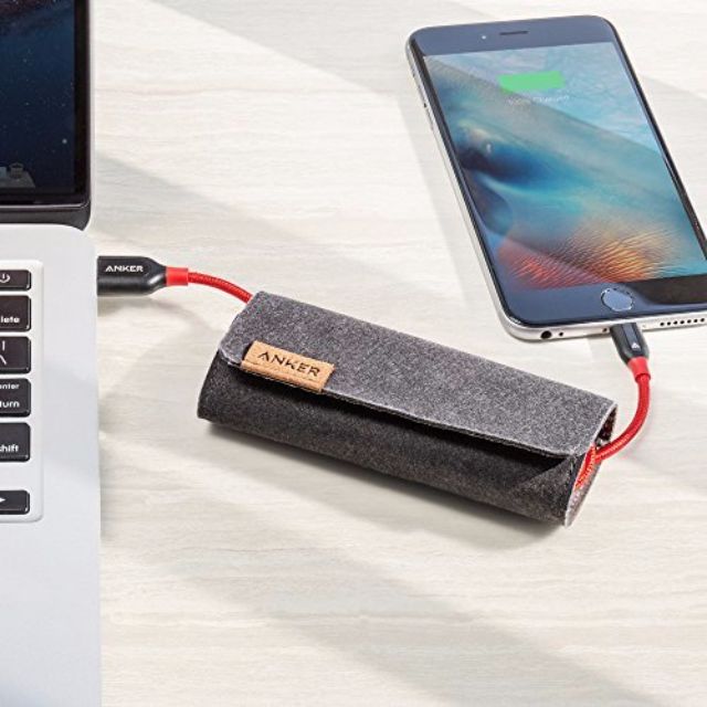 Anker Powerline+ Micro USB/USB-C/Lightning Cable (1-Year Warranty) (Category: Cables & Adaptors) located in Manila. Submitted by techsmartph (Listing ID 59938225, Image 3). Description: Micro USB (1ft/3ft/6ft/10ft) - P699/P799/P899/P1049 Lightning (1ft/3ft/6ft/10ft) - P999/P1099/P1299/P1449 USB-C to USB 3.0 (3ft/6ft) - P899/P1099 USB-C to USB-C (3ft) - P899 Gray/Red -Lasts 6X Longer: Reinforced stress points with a 6000+ bend lifespan make PowerL