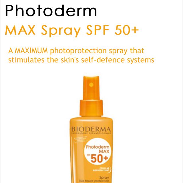 Bn Bioderma Photoderm Max Spray Spf 50 Health Beauty On Carousell