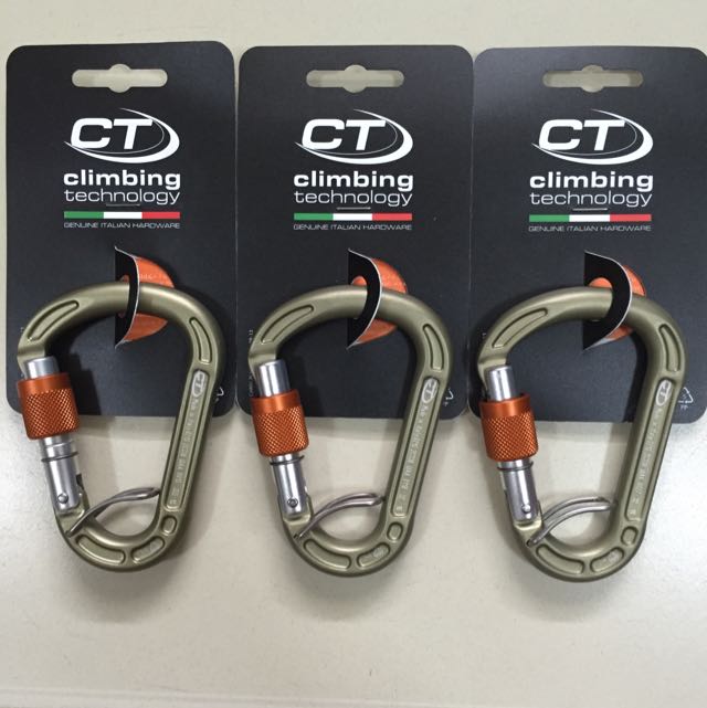 Climbing Technology Concept Sgl Carabiner Screw Gate Hard Coat Anodized Sports Equipment Bicycles Parts Parts Accessories On Carousell