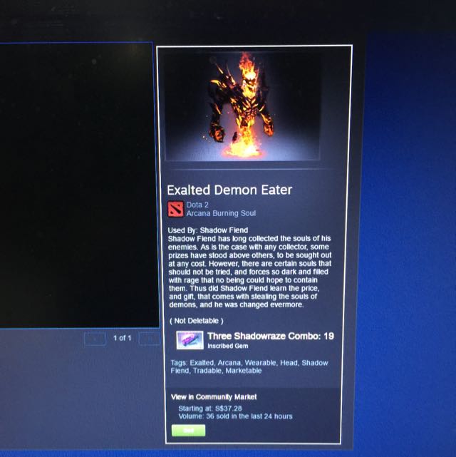 Dota Sf Exalted Arcana Toys Games On Carousell