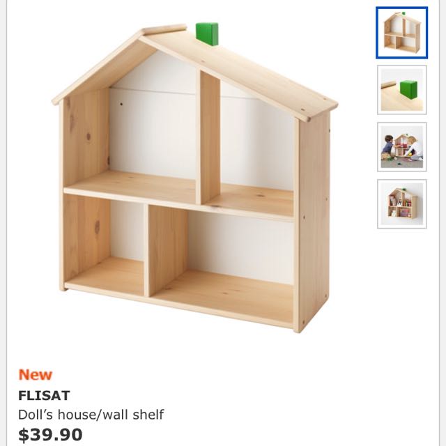 IKEA dollhouse / wall shelf, Hobbies & Toys, Toys & Games on Carousell