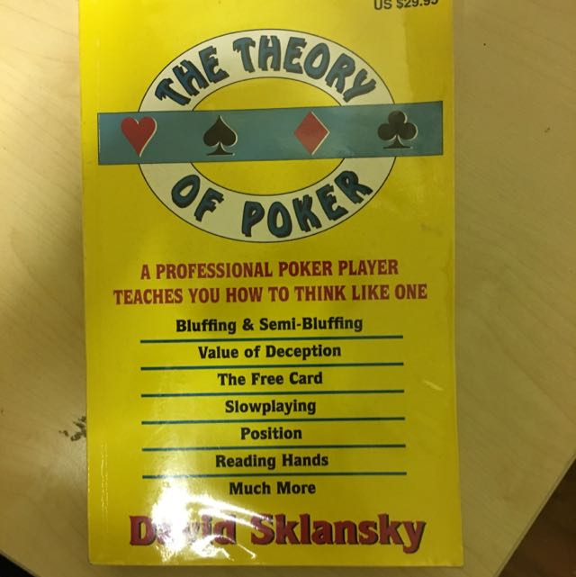 Game theory optimal poker strategy