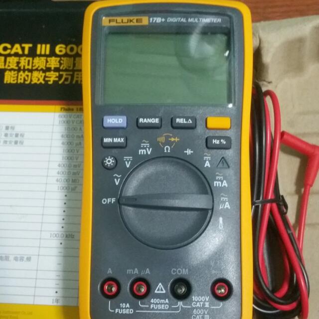 Fluke Cat Iii 600 Multimeter Electronics On Carousell