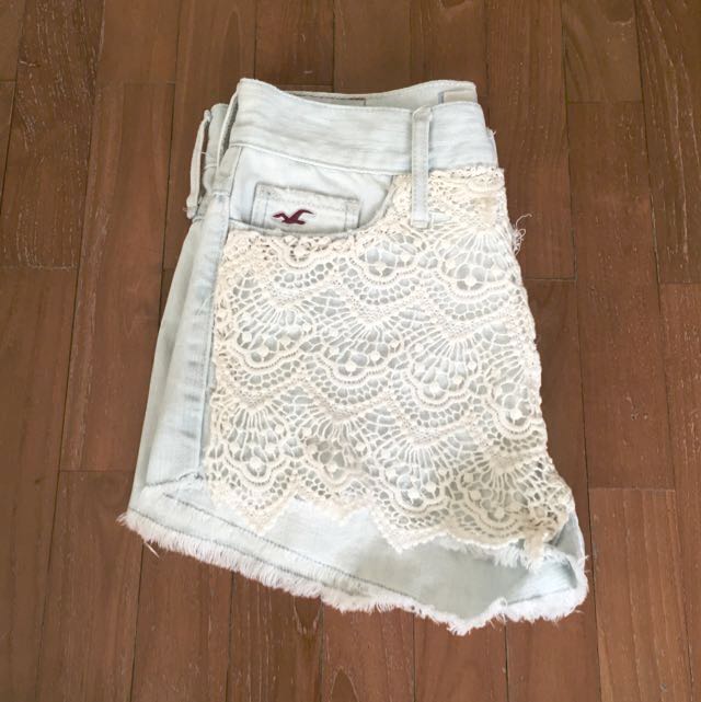 hollister lace shorts