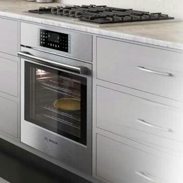 built in oven wall