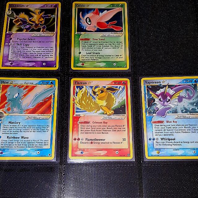 Complete Pokemon Gold Star set  Pokemon Cards, Hobbies & Toys, Toys &  Games on Carousell