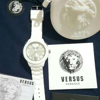 Versus by Versace 凡賽斯中性經典獅頭logo腕錶