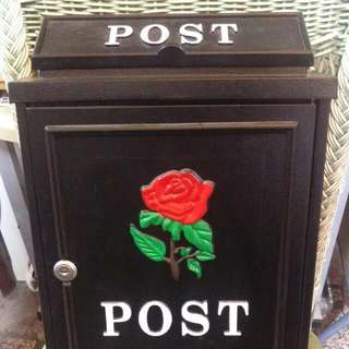 玫瑰 Post 信箱 (附鑰匙 ) 